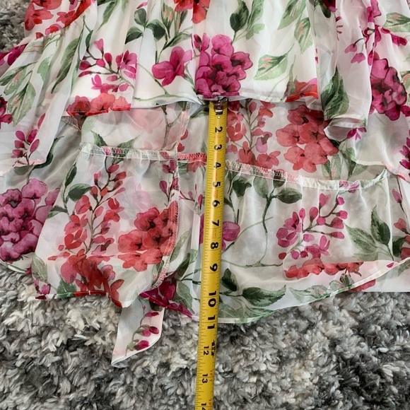 Ryan Michelle Floral Sleeveless V-Neck Style Dress Size PS - Picture 12 of 17